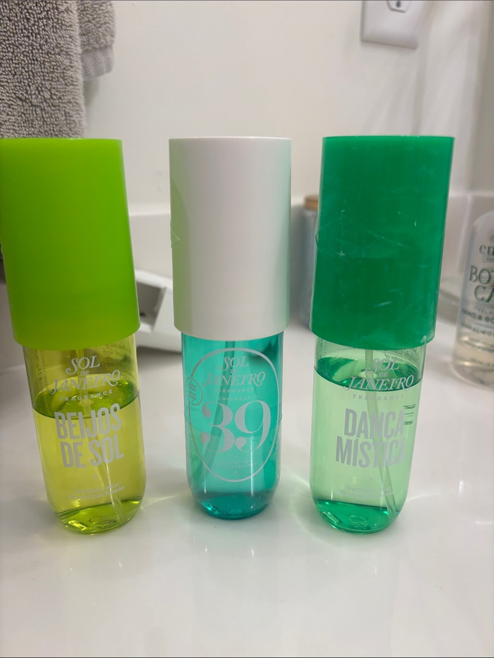 Sol de Janeiro Trio Fragrance Mists in Lime, Teal & Green